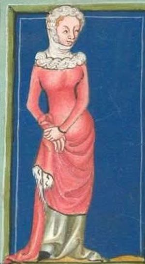 középkori női öltözet